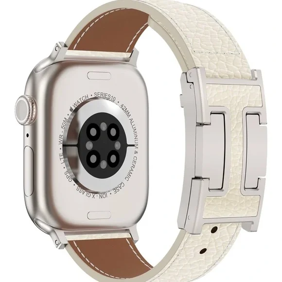 Apple Smartwatch band with Cream Band - Picture 3 of 8